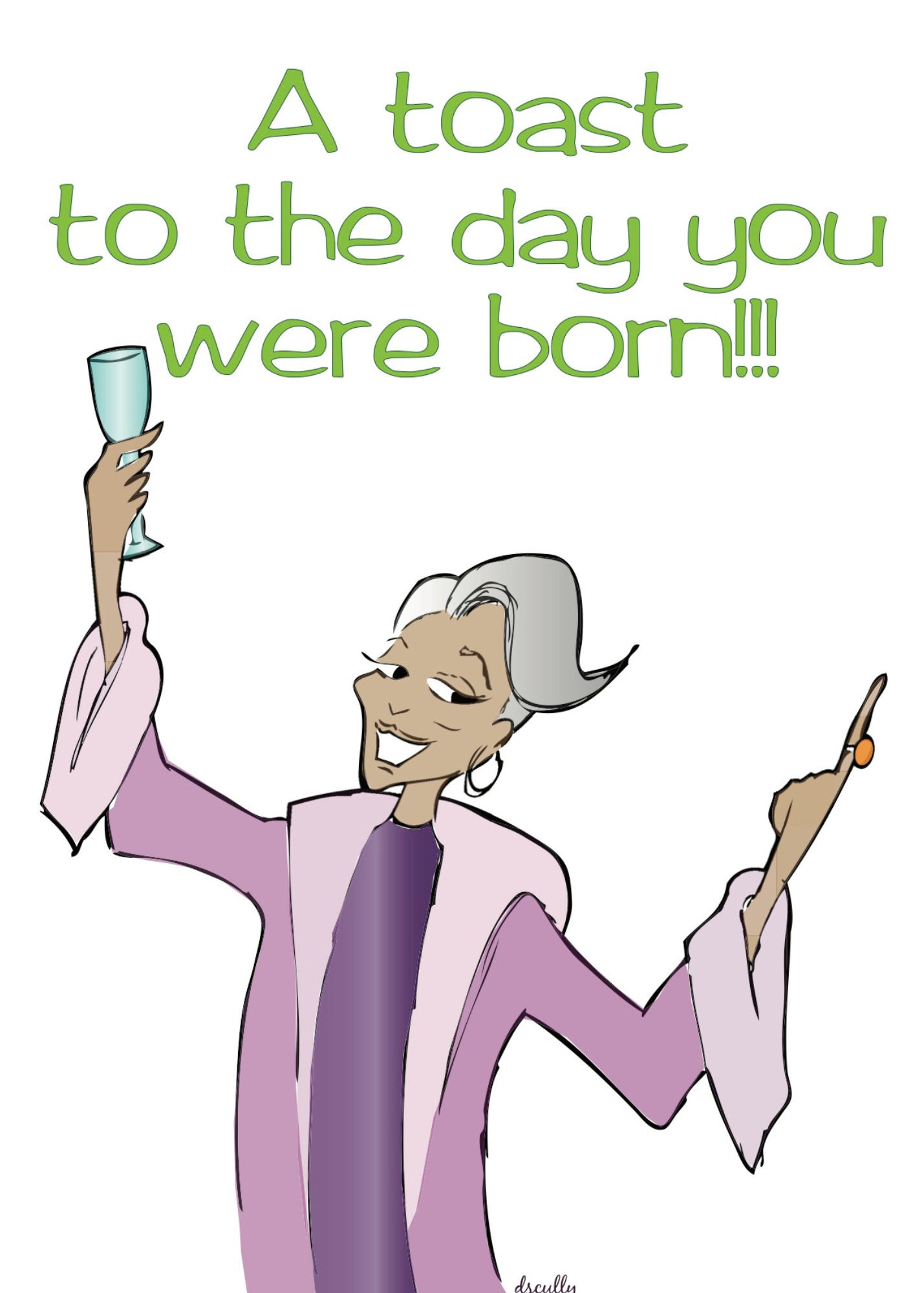Womxn Birthday Card_Birthday Toast
