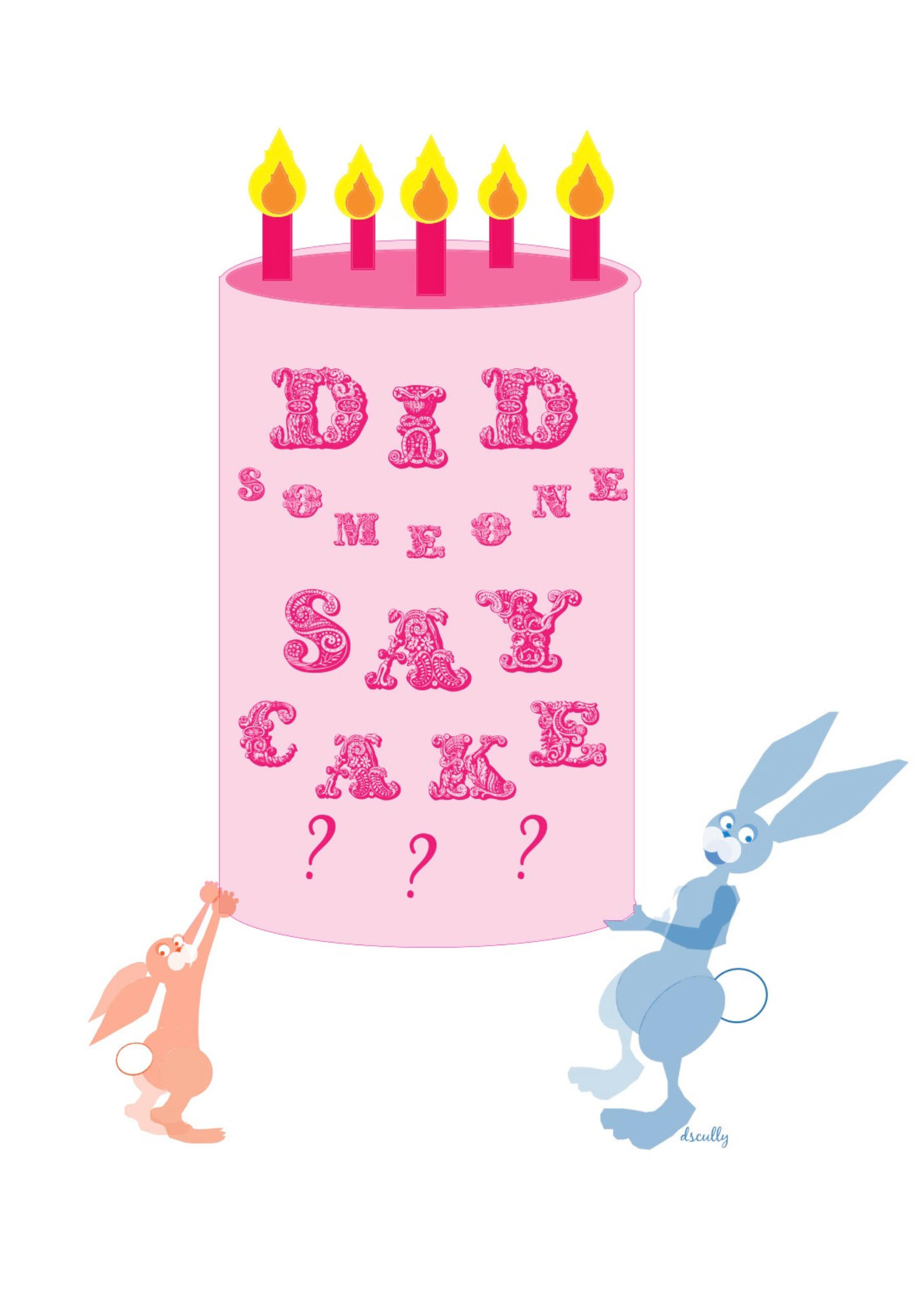 Animal Birthday Card_Birthday Cake