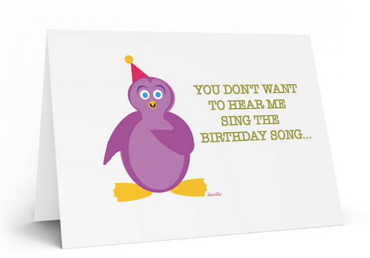 Animal Birthday Card_Penguin