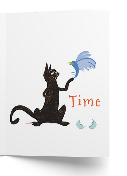 Calico Cat_Grieving Card