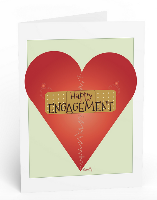 Wedding Greeting Card_Broken Heart Engagement