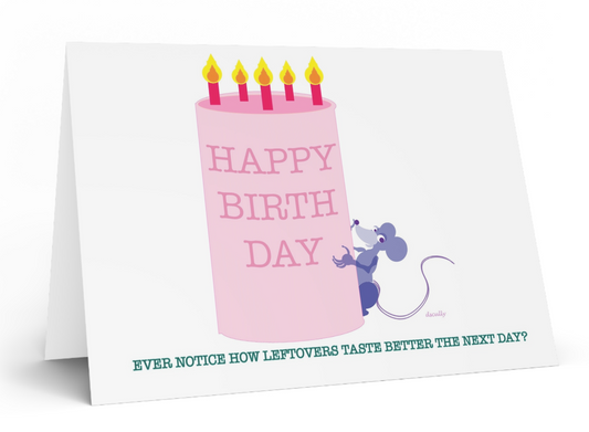 Animal Birthday Card_Cute Mouse