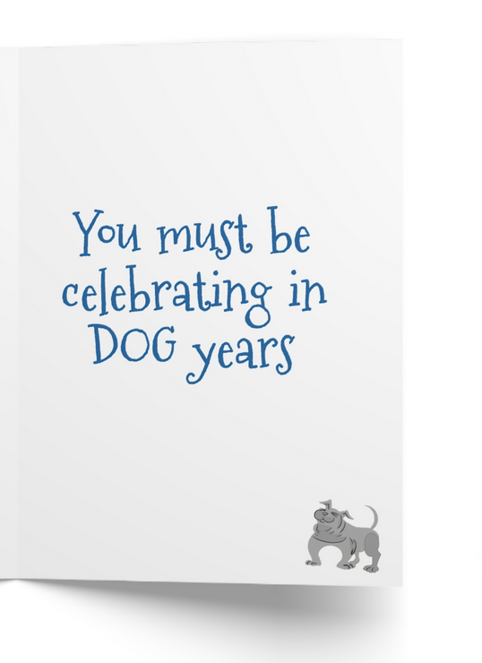 Dog Birthday Card_Dog Years