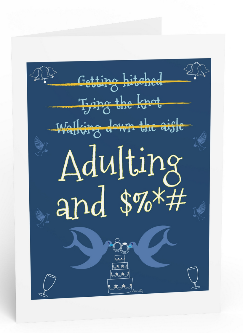 Wedding Greeting Card_Adulting