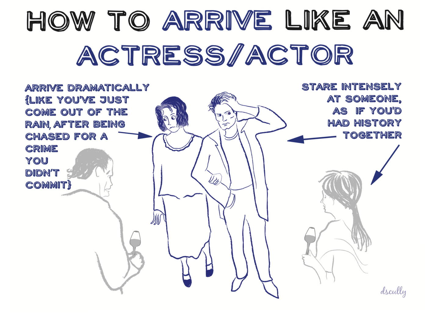 Arts themed card_ACTOR ENTRANCE