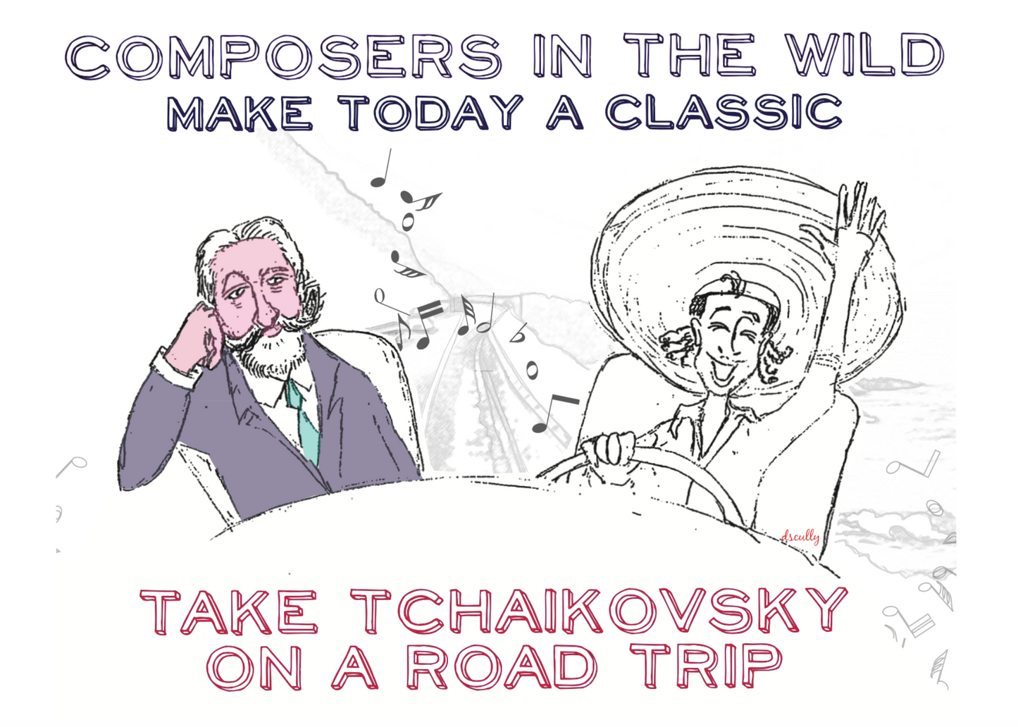 Arts themed card_Tchaikovsky Road Trip