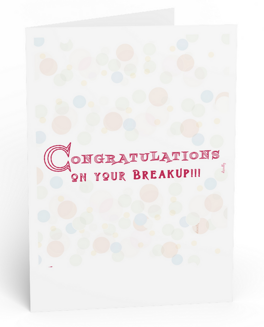 Love Greeting Card_Break up