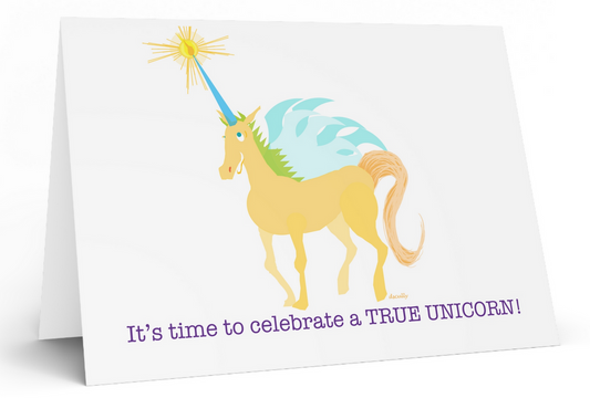 Animal Birthday Card_Unicorn