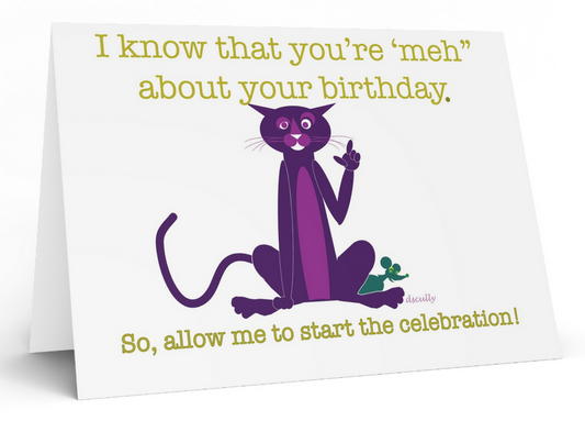 Animal Birthday Card_Cat