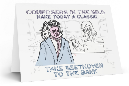 Arts themed card_Beethoven Bank Day