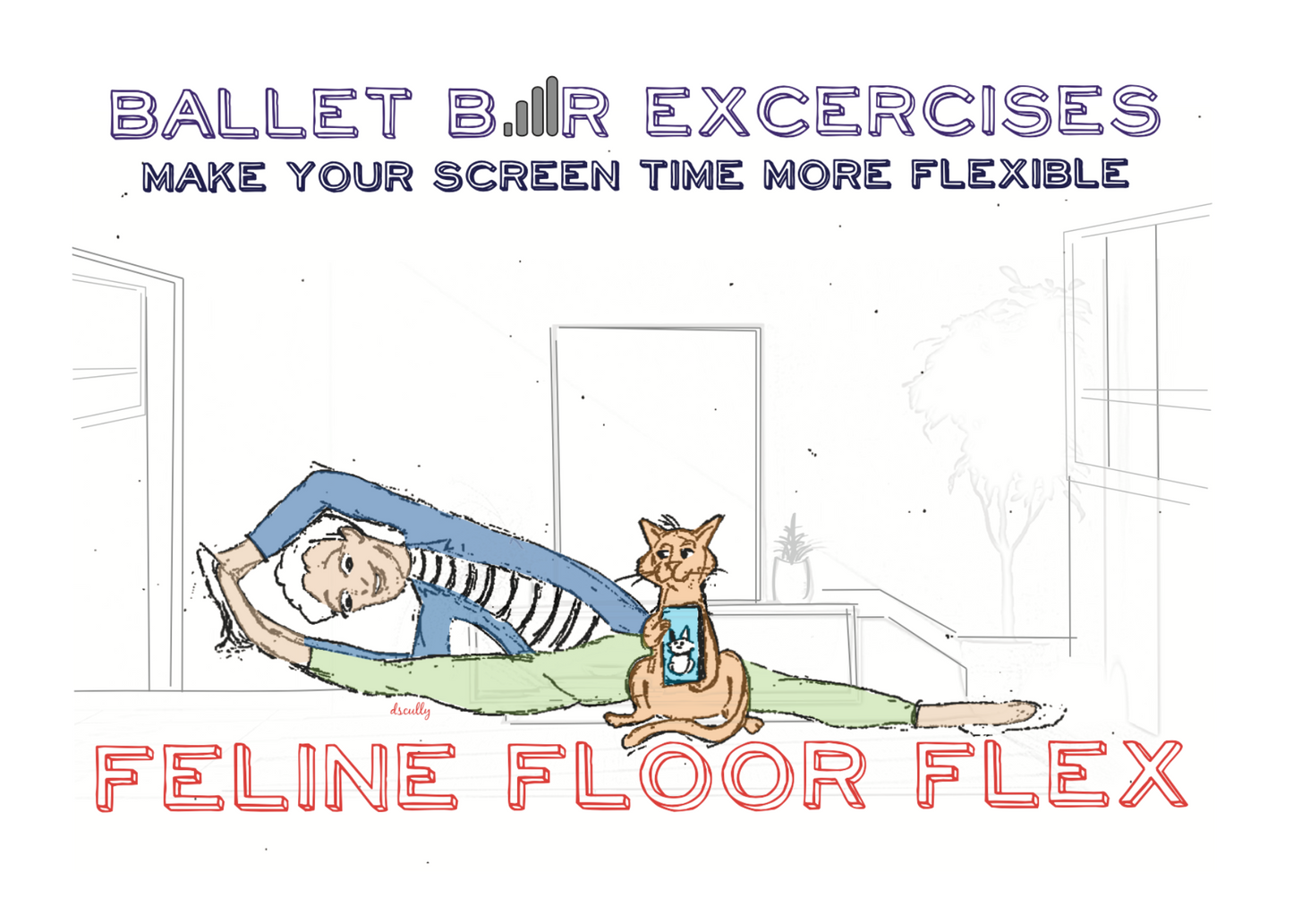 Arts themed card_CAT STRETCH