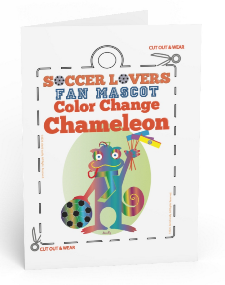 Soccer Fan Mascot-Color Change Chameleon