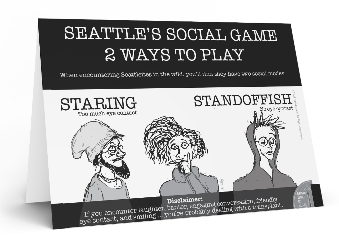 Surviving Seattle Greeting Card_Seattle Social Game