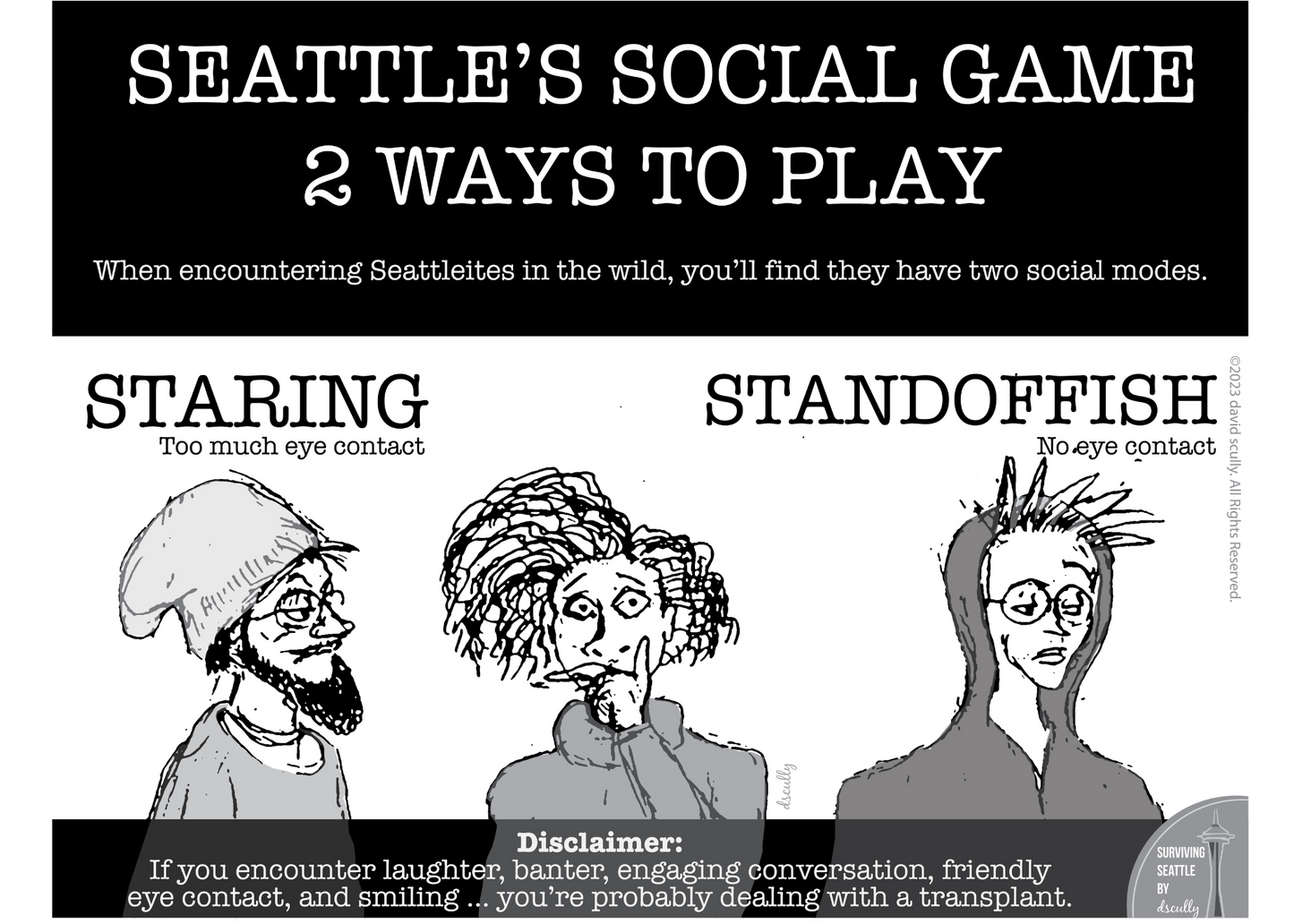 Surviving Seattle Greeting Card_Seattle Social Game