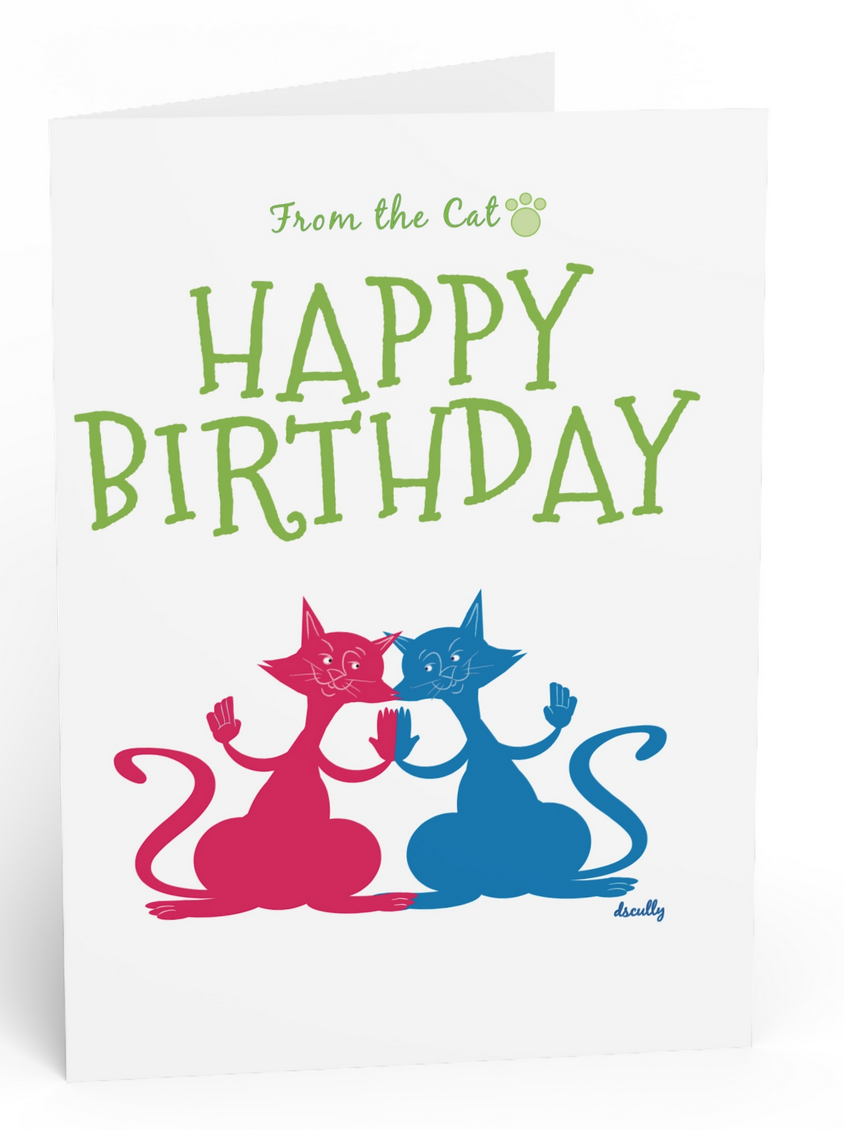 Cat Birthday Card_Cat Person