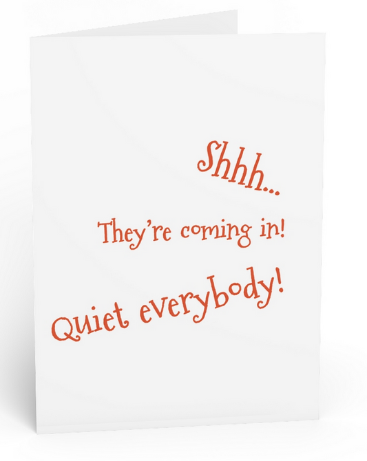 Calico Cat_Surprise Party Card