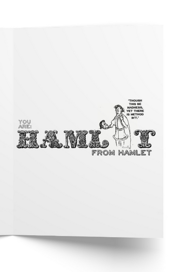 Shakespeare Card_Divo_Hamlet