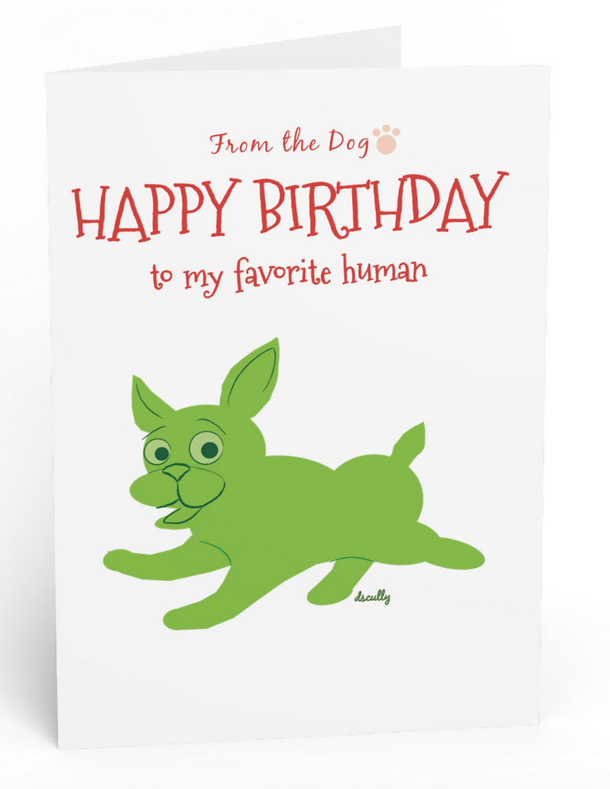 Dog Birthday Card_Puppy-Like