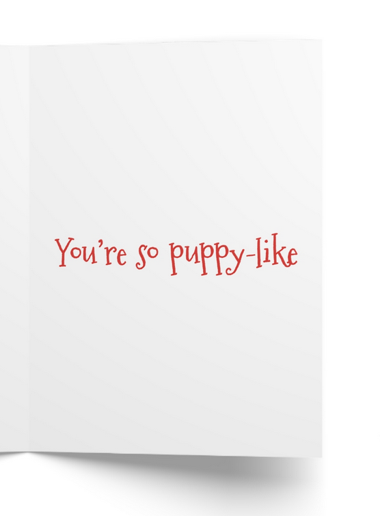 Dog Birthday Card_Puppy-Like