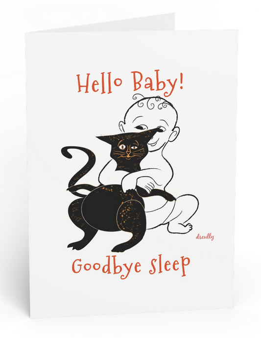 Calico Cat_Hello Baby, Goodbye Sleep