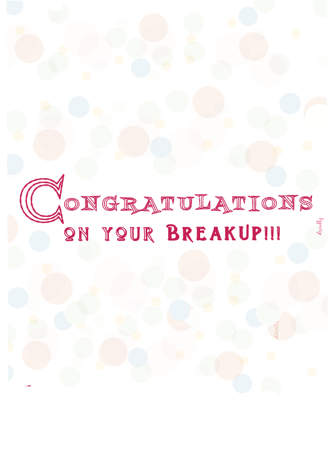 Love Greeting Card_Break up