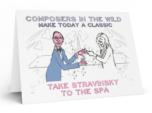 Arts themed card_ Stravinsky Spa Day